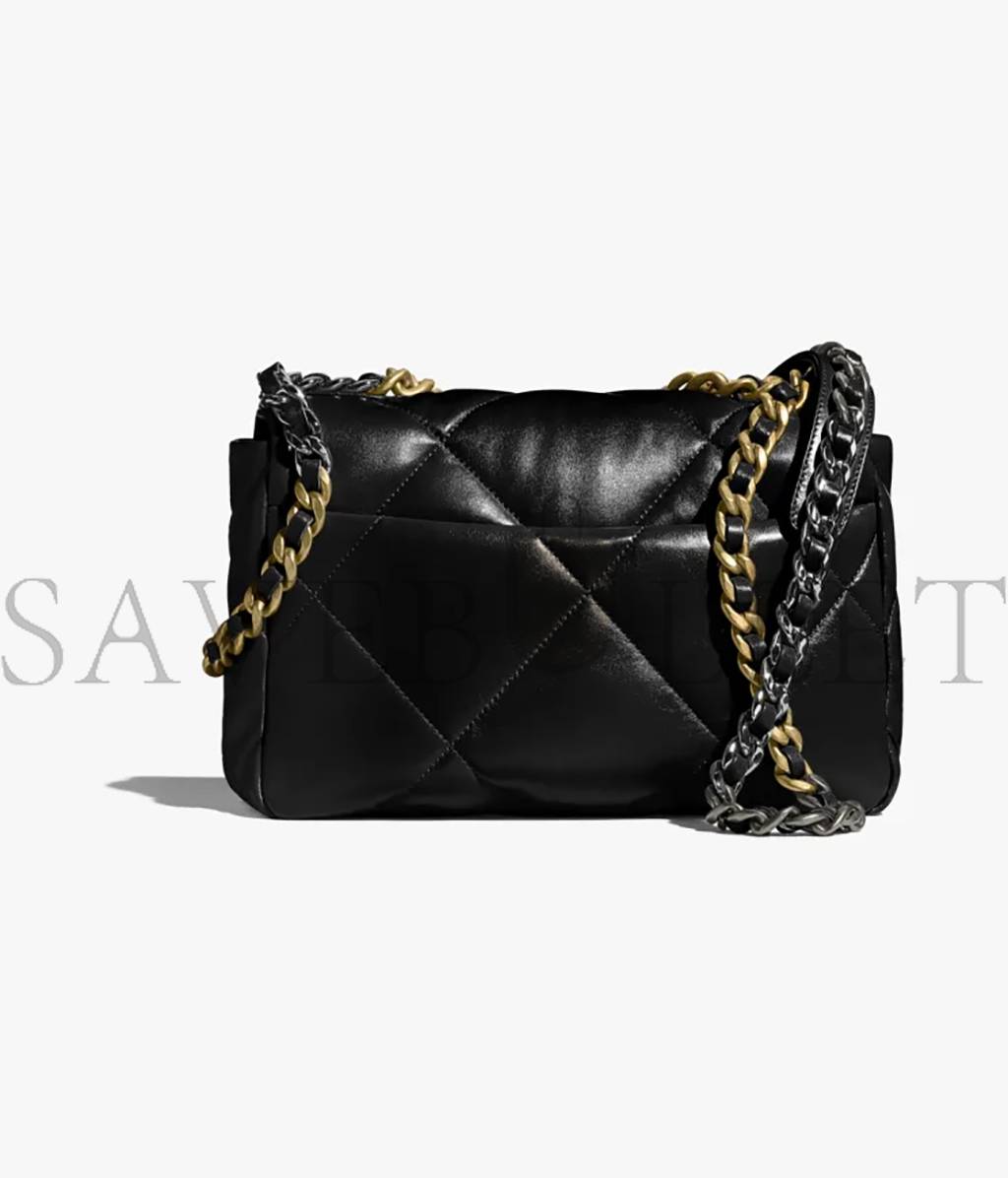 Ch*el 19 handbag gold hardware as1160 b04852 94305 (26*16*9cm)